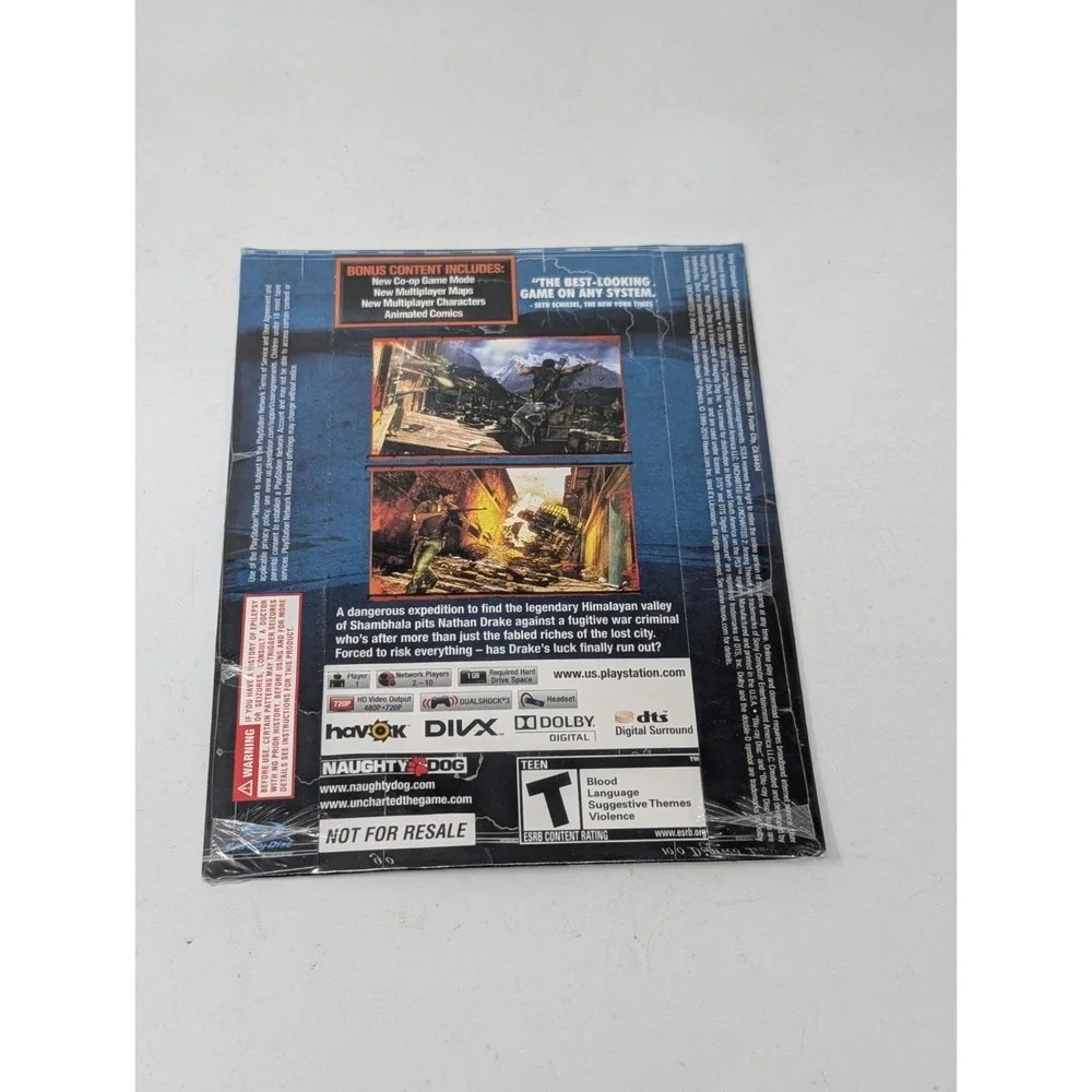 Uncharted 2 Among Thieves‎ Game Of The Year PS3 *Not for Resale* NEW SEALED